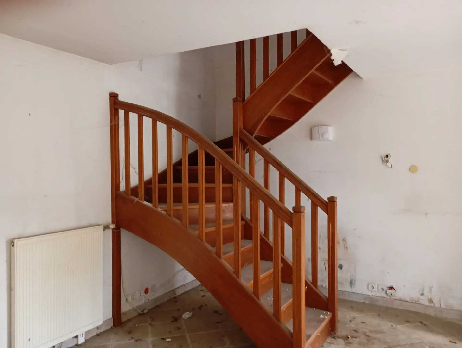 Escalier 1/2 tournant